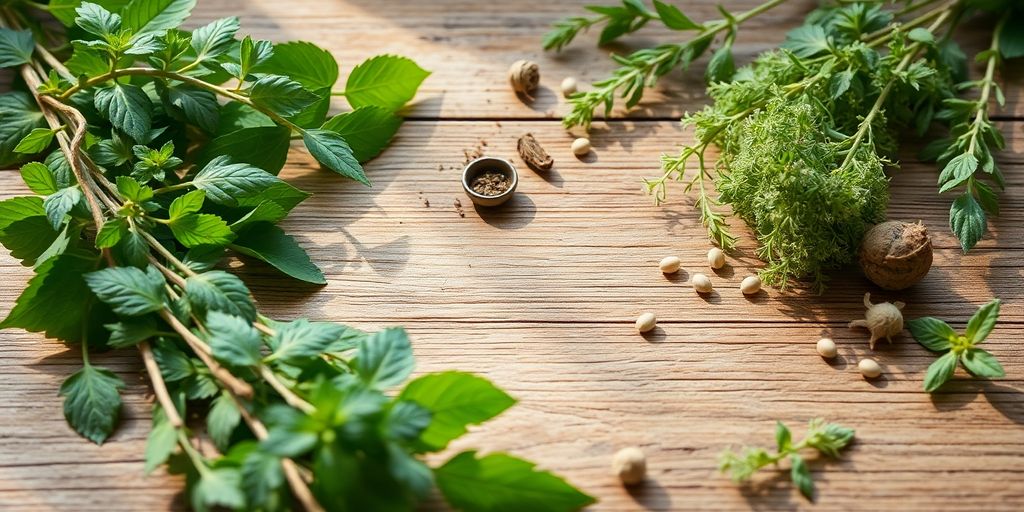 Urter og naturlige midler mot overgangsplager.