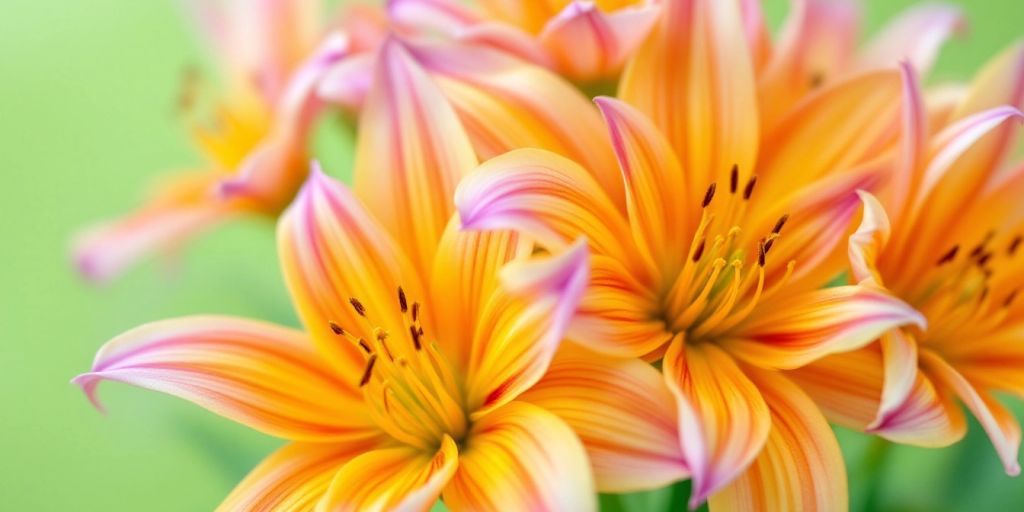 Gyllenlakk blomster i gult og oransje.