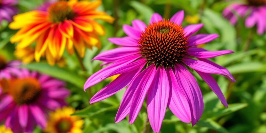 Rød solhatt (Echinacea purpurea) – Shila