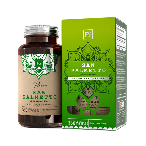 Saw Palmetto med Zinc (320mg) - 360 kapsler