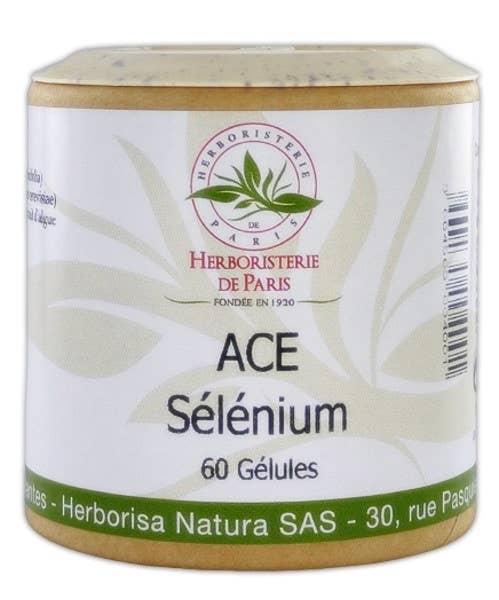 ACE Selenium 60 Kapsler Herboristerie de Paris