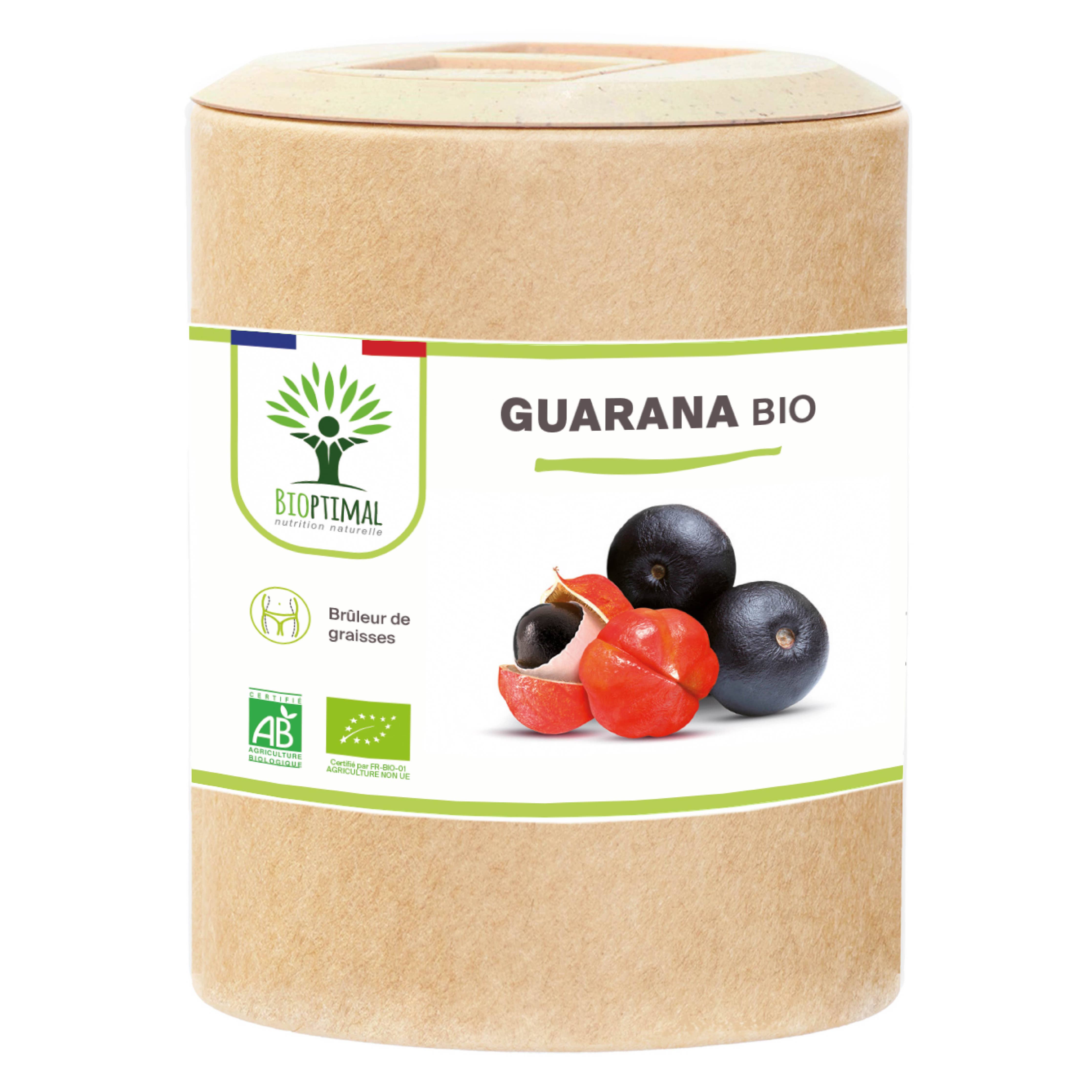 Økologisk Guarana Bio - 200 kapsler 325mg