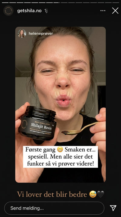 Norges mest solgte Shilajit. Over 10000+ solgte enheter.