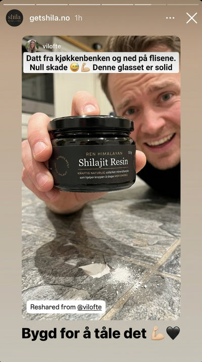 Norges mest solgte Shilajit. Over 10000+ solgte enheter.