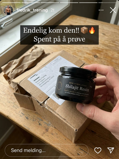 Norges mest solgte Shilajit. Over 10000+ solgte enheter.