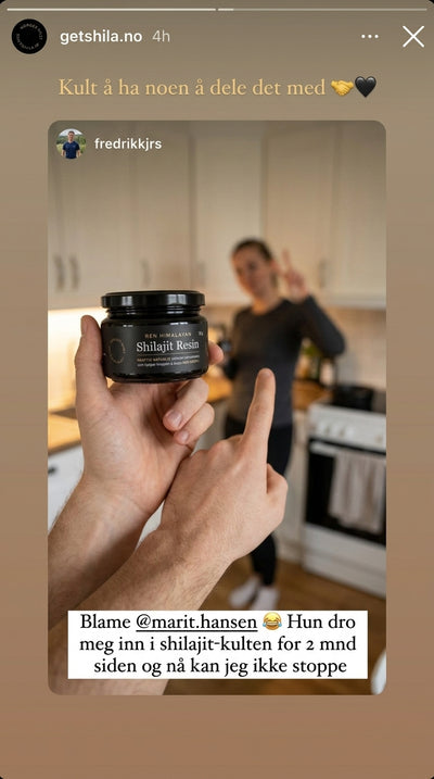 Norges mest solgte Shilajit. Over 10000+ solgte enheter.