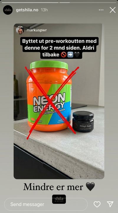 Norges mest solgte Shilajit. Over 10000+ solgte enheter.