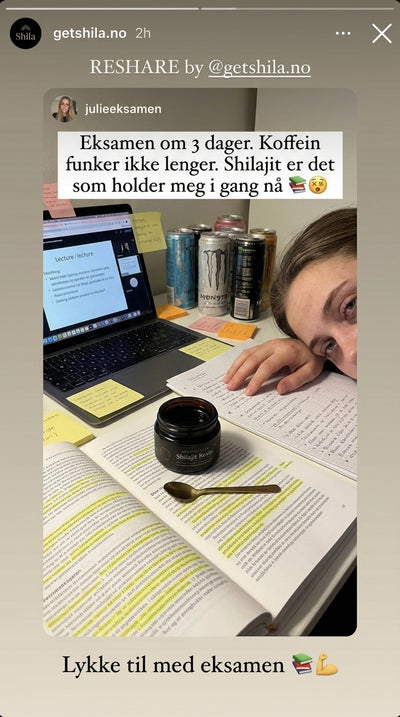Norges mest solgte Shilajit. Over 10000+ solgte enheter.