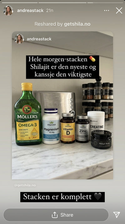 Norges mest solgte Shilajit. Over 10000+ solgte enheter.