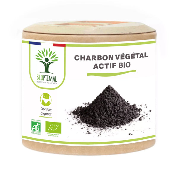 Økologisk Active Vegetable Carbon - 60 kapsler