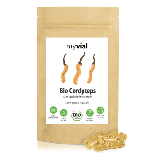 Økologisk Cordyceps 120 kapsler