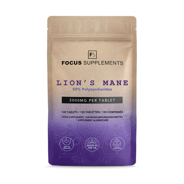 Lion's Mane (2000mg) - 120 Tabletter