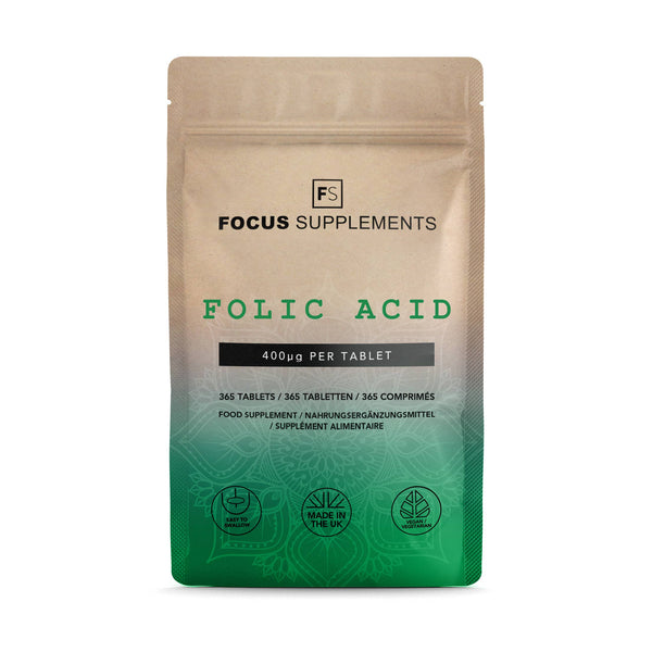 Folic Acid (400µg) 365 Tabletter