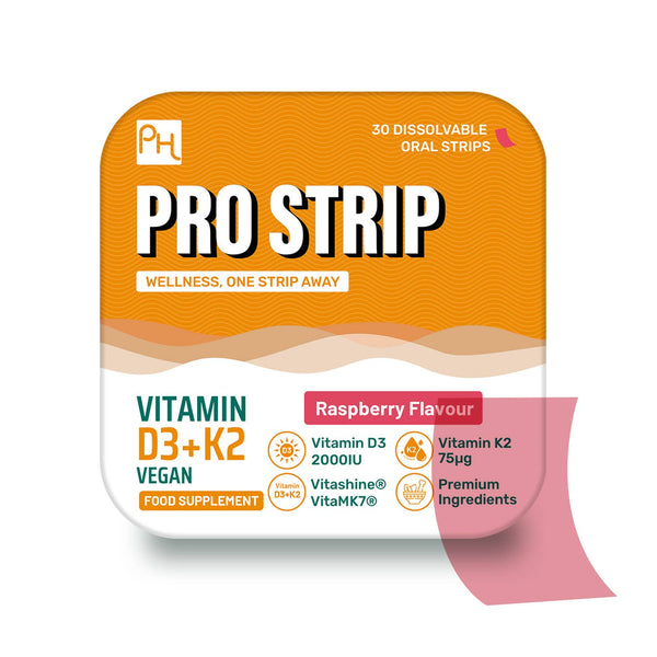 PROSTRIP Vitamin D3 + K2 – 30 Veganske Strips