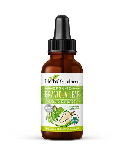 Økologisk Graviola (Soursop) Ekstrakt Liquid 30ml - 15X Styrke
