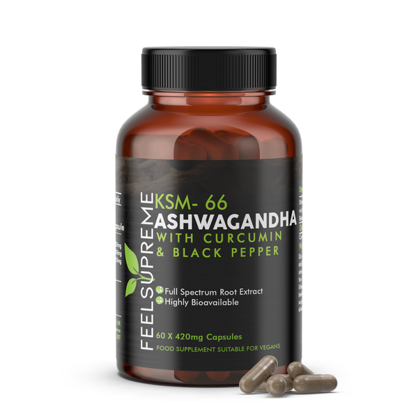 KSM66 Ashwagandha med gurkemeie