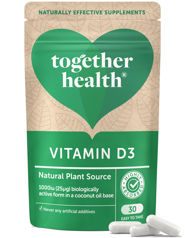 Vitamin D3 - Vegansk - 30 Kapsler 1000iu (25μg)