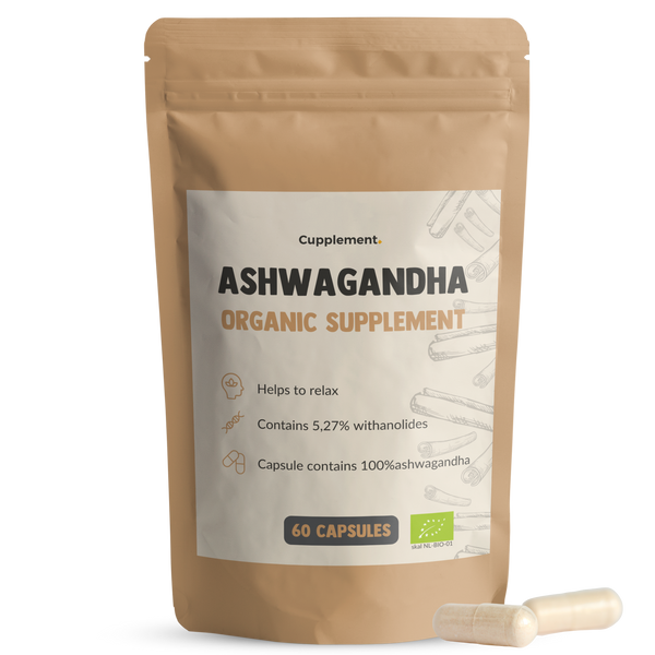 Organisk ashwagandha 60 kapsler