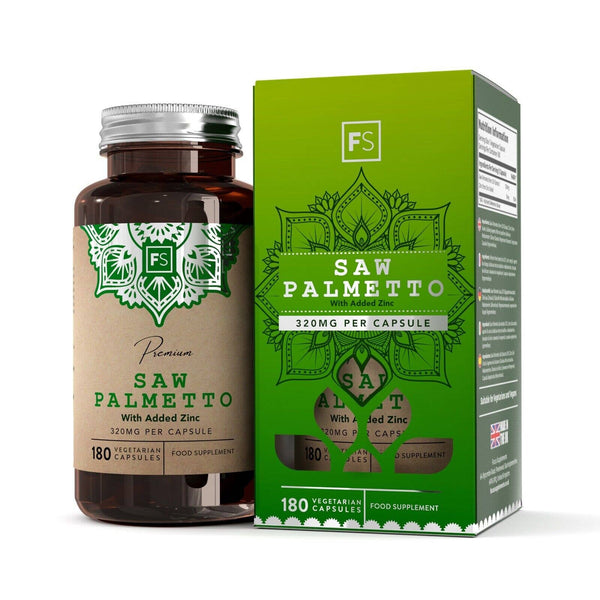 Saw Palmetto med Zinc (320mg) - 180 Kapsler