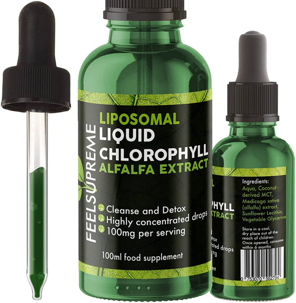 Liposomal flytende klorofylldråper 100ml